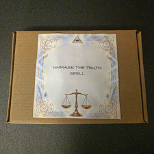 Unmask the Truth Spell Kit Complete Ritual Box Wiccan Pagan