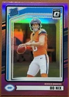 2024 Panini Donruss Optic - Rated Rookie Bo Nix #209 Pink Prizm (RC) Broncos