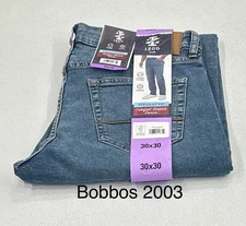 IZOD Men's Straight Fit Comfort Stretch Denim Jeans, Blue, Size 30X30