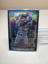 2020 Gypsy Queen Box Topper Chrome Blue Refractor /99 Eduardo Escobar #139