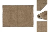 Teppich Grau 140X200 Cm Jute