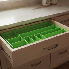 Ernst Tool Organizer Tray Green 10-compartments Storage Garage Workshop... Ernst Tool Organizer Tray Green 10-compartments Storage Garage Workshop...