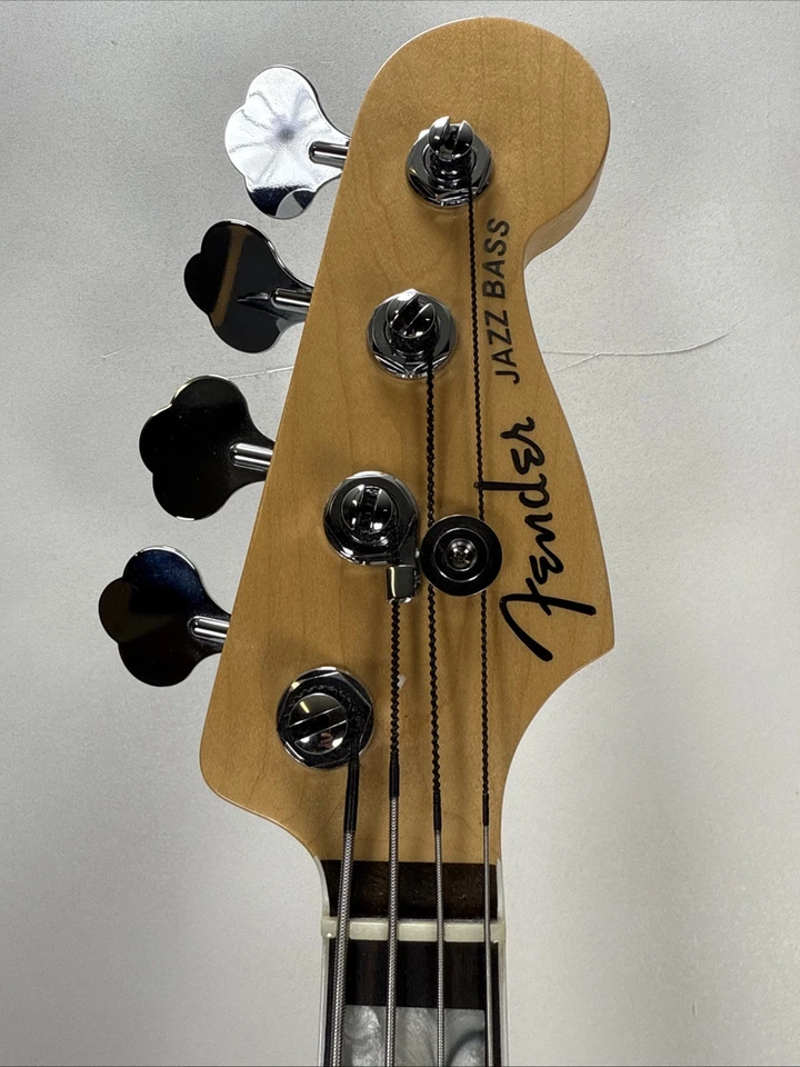 Fender American Elite Jazz Bass w Original Molded Hardcase & Drop Tuner Sunburst - Image 3 of 4
