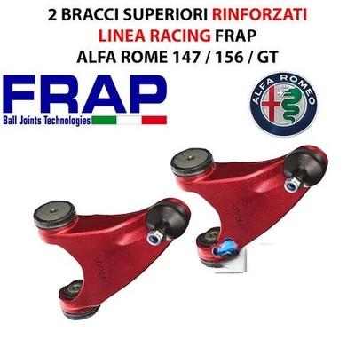 2 REINFORCED RACING FRAP UPPER SWING ARMS ALFA ROMEO 147-156 -GT 