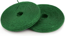 Perkhomy 800 Feet 2Pcs  400Feet Garden Twine Strong Natural Jute Long Green T