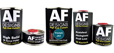 FÜR Triumph JAX Kingfisher Metallic Autolack Grundierung Klarlack