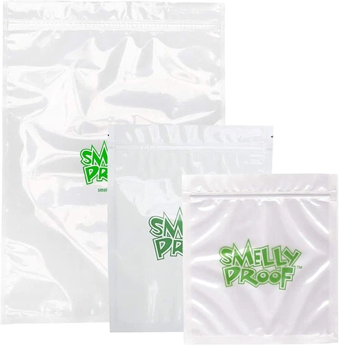 SMELL PROOF BAG SMELLY BAGS BAGGIES & FREE P&P WITH DIFFERENT UNITS & SIZES