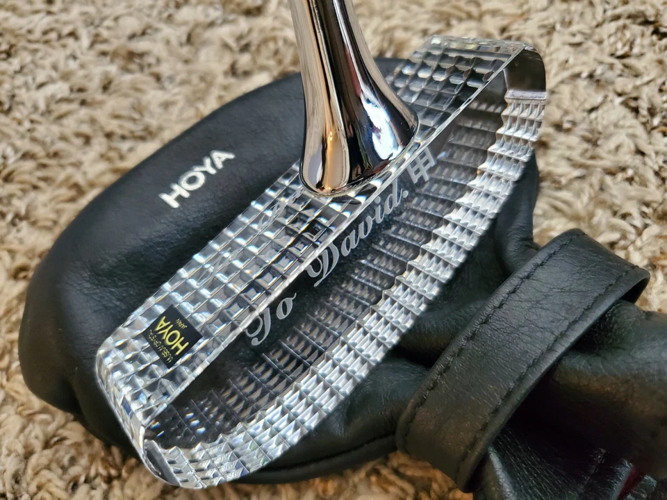 Japan Rare Highly Collectible Limited HOYA Crystal Putter 34"⛳⛳⛳Beautiful!!!