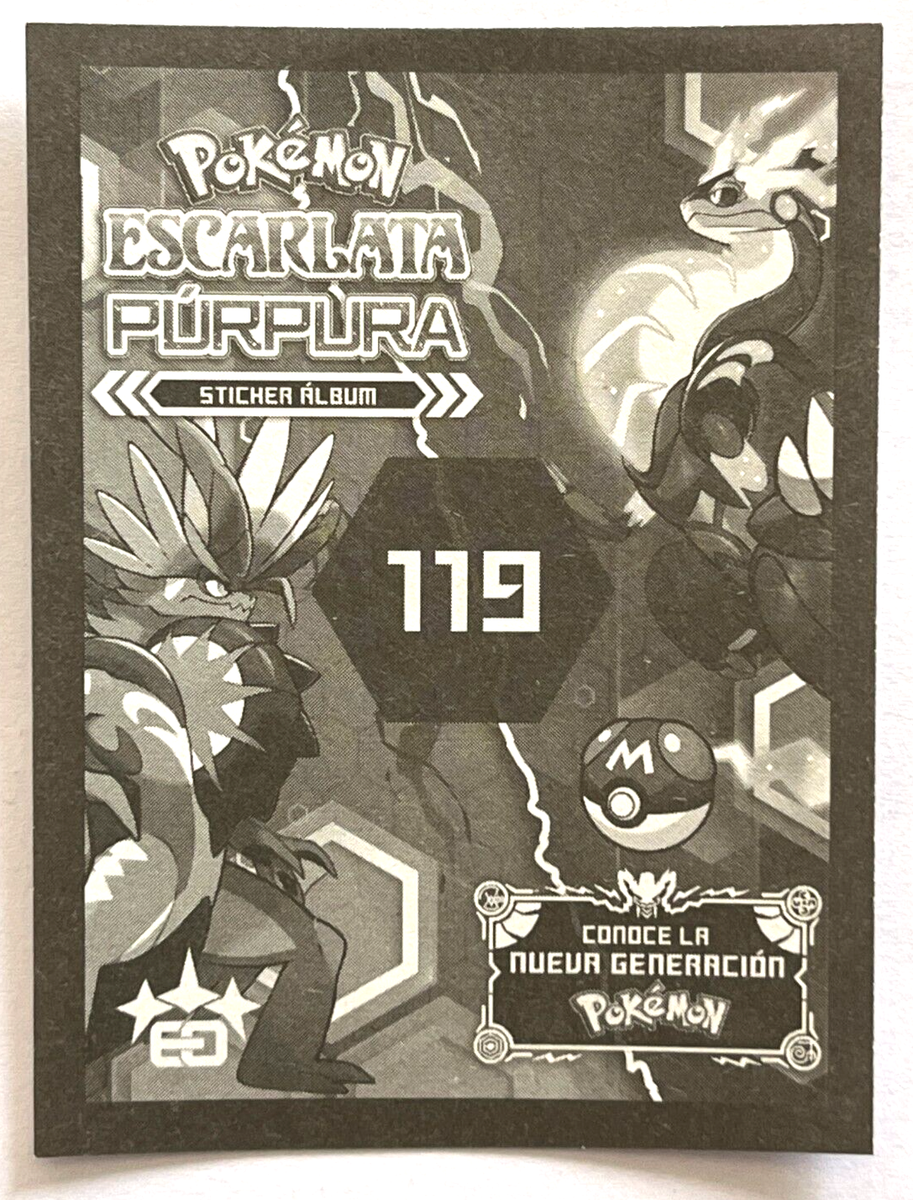 2024 POKEMON SCARLET & VIOLET EO Sticker #119 ZYGARDE Peru | eBay
