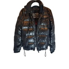 Superdry  JUNIOR   with hood   Black Jacket Uk Size Small