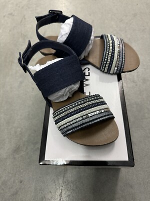 NIB Nine West Kinley denim strap sandal Women s Size 6.5M