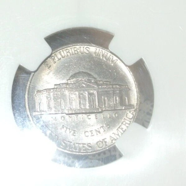 JEFFERSON 5 C Obverse Struck Thru OBVERSE Capped Die Mint Error NGC MS-62 6FS - Image 4 of 4