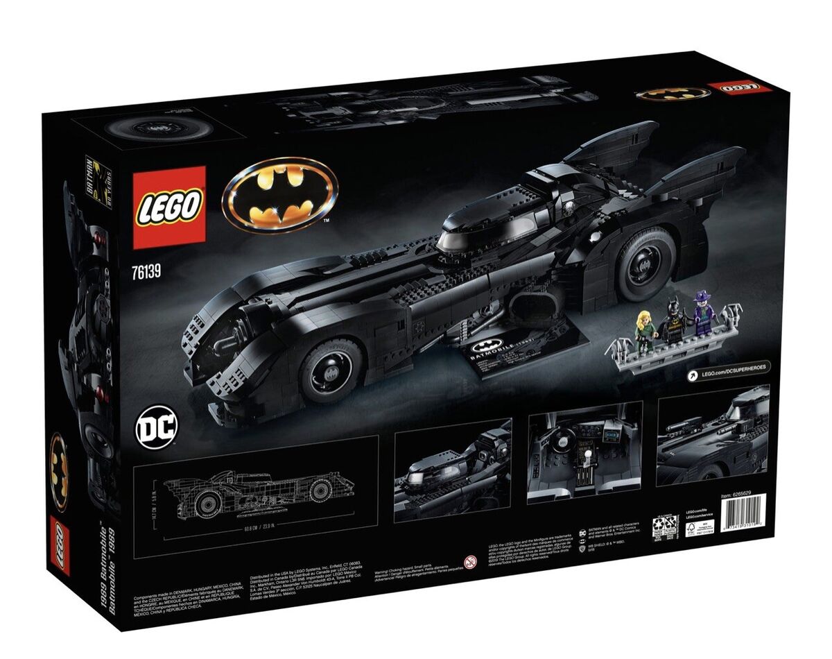 Best Buy: LEGO Super Heroes 1989 Batmobile 76139 6265629