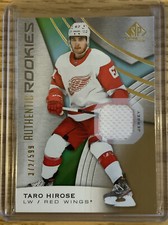 2019-20 SP Game Used TARO HIROSE Authentic Rookies Jersey Relic #176 372/599