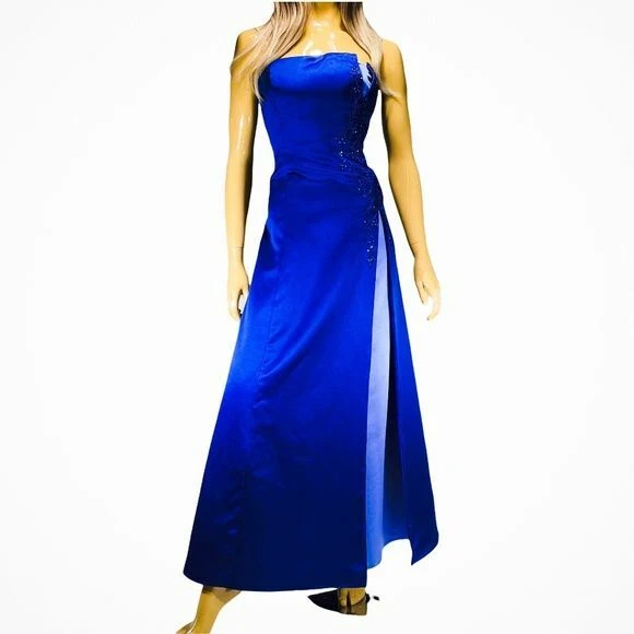 Ebay bridesmaid dresses royal blue sale