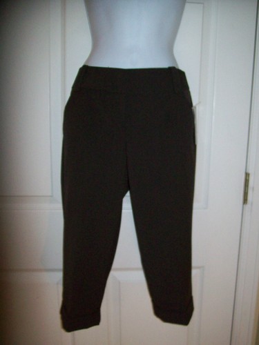 NEW NWT Worthington Capri Cropped Brown 