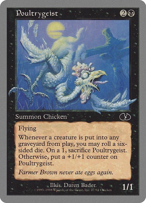 Poultrygeist 1x MtG Unglued UGL SP/NM