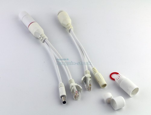 10PCS Waterproof POE Adapter Power Over Ethernet Injector Splitter 12V 24V 2A - Picture 2 of 4