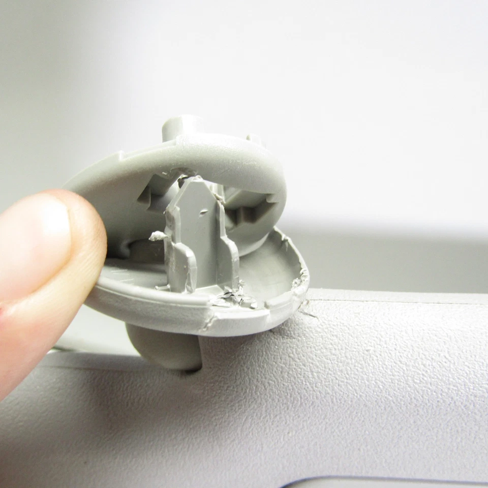 Parasol conductor Scion xB 2008-2015 gris OEM pantalla lateral izquierda vinilo Foto 3 de 4