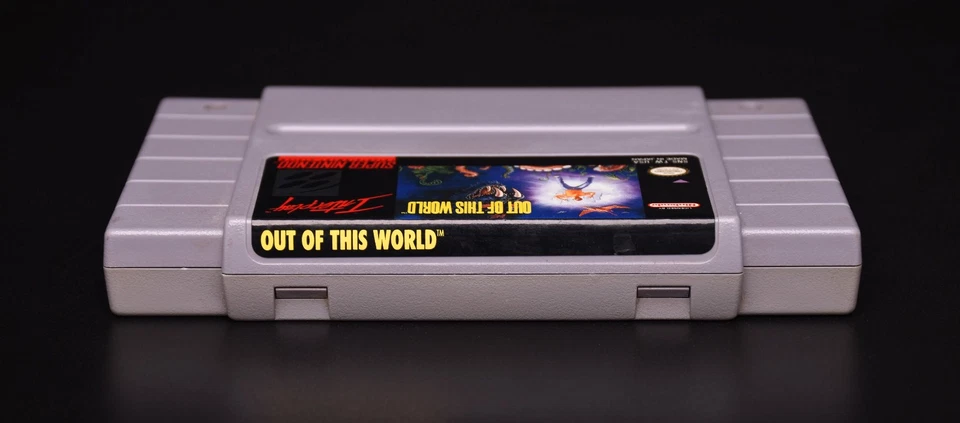 Out of This World Nintendo SNES 1992 Tested Authentic Super Nintendo - Image 4 of 4