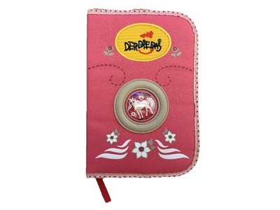 DerDieDas Federmäppchen Pferd Pony Pink Neu