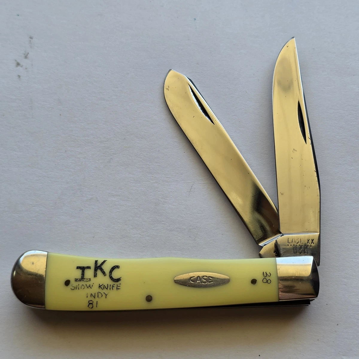 25+ Case XX Yellow Factory Manufacture Vintage Folding Knives for