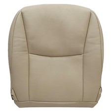 Front Driver Side Bottom Seat Cover Replacement Microfiber Leather Tan