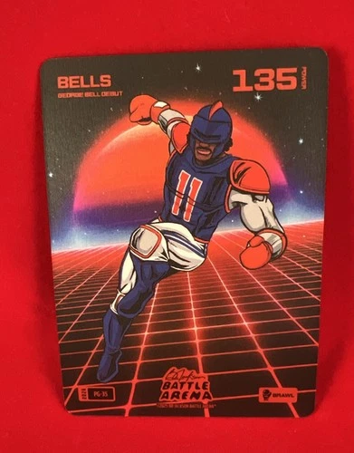 Bo Jackson Battle Arena Bells Brawl Card PG-35 Short Print