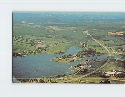 #ad Postcard Aerial View McHenry Maryland USA $3.49