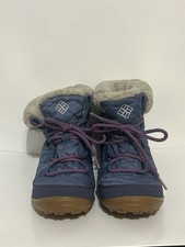 Kids Purple Colombia Snow Boots Size 3, Girls, Winter Outdoor