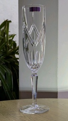 Waterford Kristall Marquis Lacey große Sektflöten 23,5cm/9 1/4'' signiert 1sts