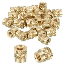26 Pièces inserts filetés en laiton M4 pour plastique, M4x6x6.5mm