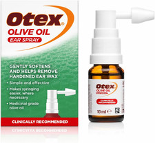 Olive Oil Ear Spray - 10Ml Bottle with Spray Applicator (Packaging May Vary)