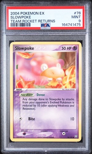 Slowpoke graded PSA 9 for sale on eBay