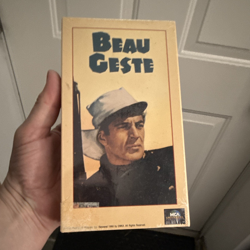 Beau Geste VHS (1939) MCA Universal NTSC Full Screen B&W Gary Cooper