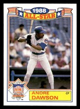 1989 Topps Glossy All-Stars #18 Andre Dawson Chicago Cubs MINT NO RESERVE!