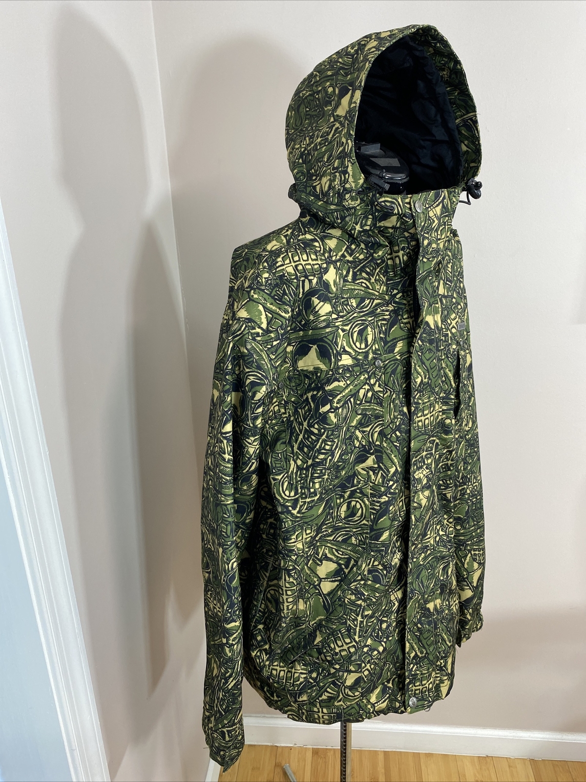 GRENADE Fatigue Project Green Snowboard Ski Coat Mens Large eBay