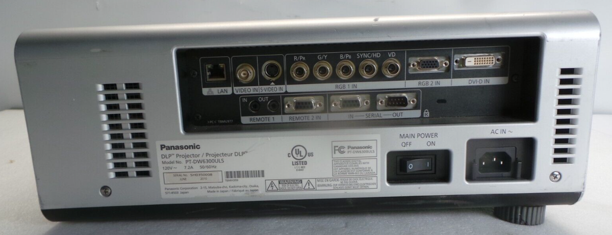 Panasonic PT-DW6300ULS DLP Projector for sale online | eBay