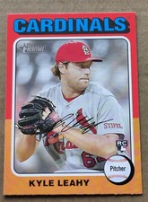 2024 Topps Heritage Kyle Leahy Rookie #344 St. Louis Cardinals