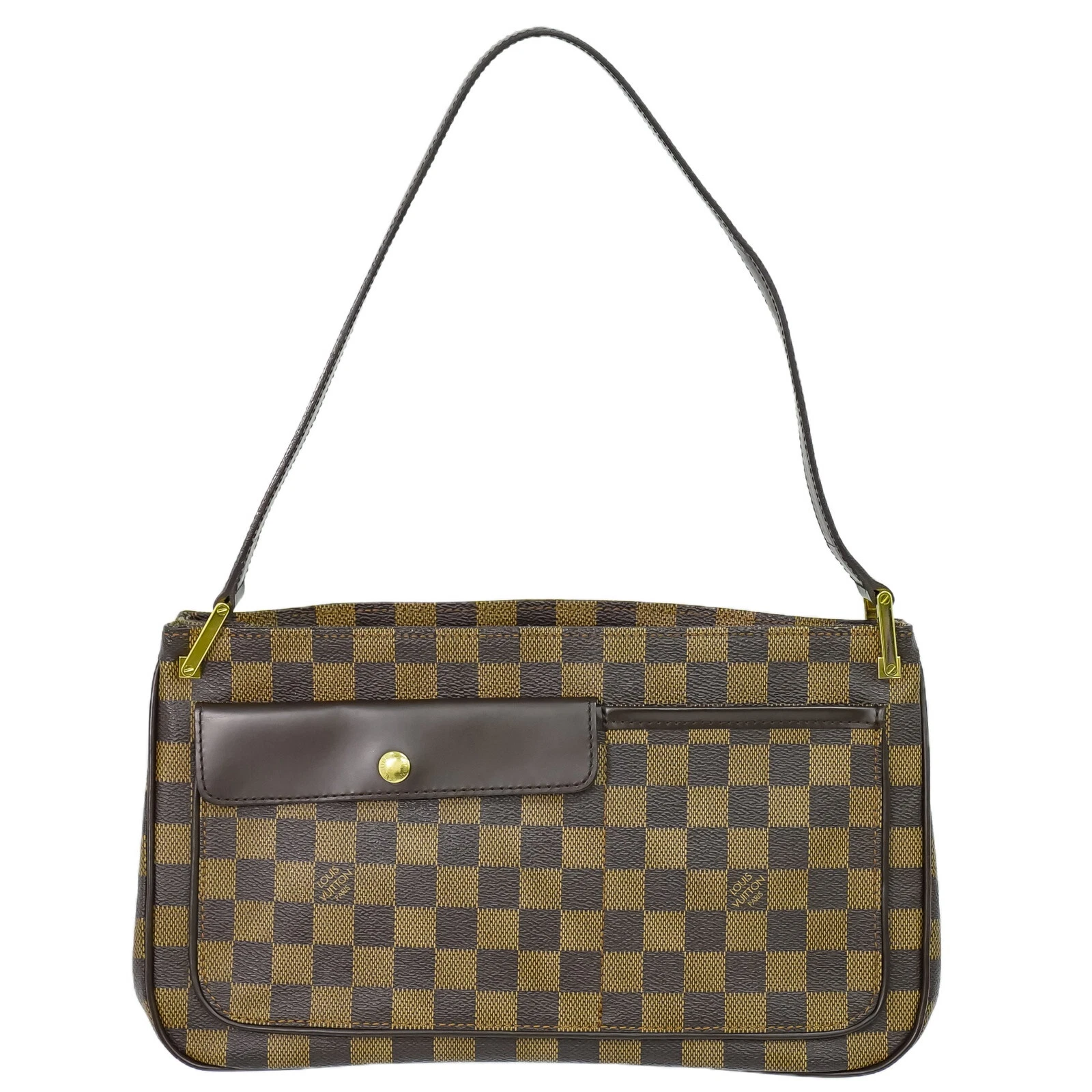 LOUIS VUITTON（LV） Borsa a tracolla Louis Vuitton Aubagne N51129 Damier Ebene in tela marrone