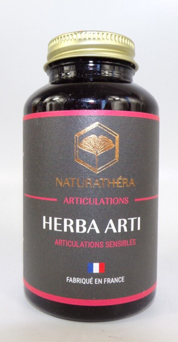 Naturathera Herba Arti - 150 Gélules Pour Articulations Sensibles (Boswellia, Harpagophytum, Curcuma) - Valable Jusqu'à 09/2026