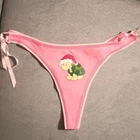 Panty Panties M Turtle Thong Side Tie Low Rise Bikini Vintage Aeropostale New