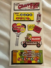 Vintage 1983's Favorite Flavor Scratch  Sniff Tootsie Gumdrops Series 1 Sticker
