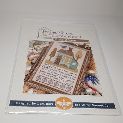 Home Town Neighborhood Bird House Cross Stitch Chart Lori Holt Bee In My Bonnet