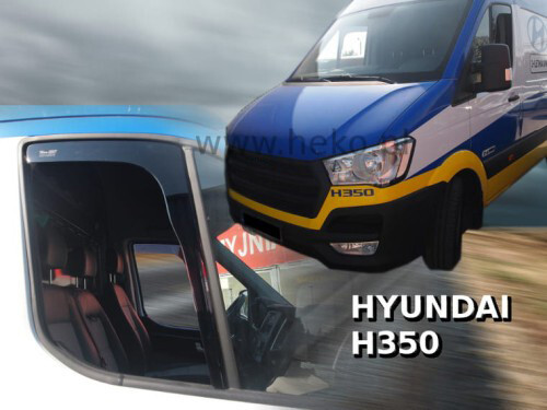 Deflecteurs pour fenetres Hyundai H-350 depuis 2015 aera l'habitacle sans bruit lot de 2