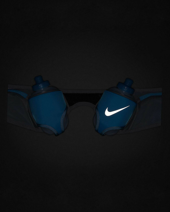 NEW Authentic $50 Nike Running Reflective Belt 20oz Marathon Water Bottle