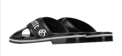 All-leather John Galliano men’s sandals size 11/44 John Galliano SAND Black - Fast delivery | Spartoo Europe  main image 3