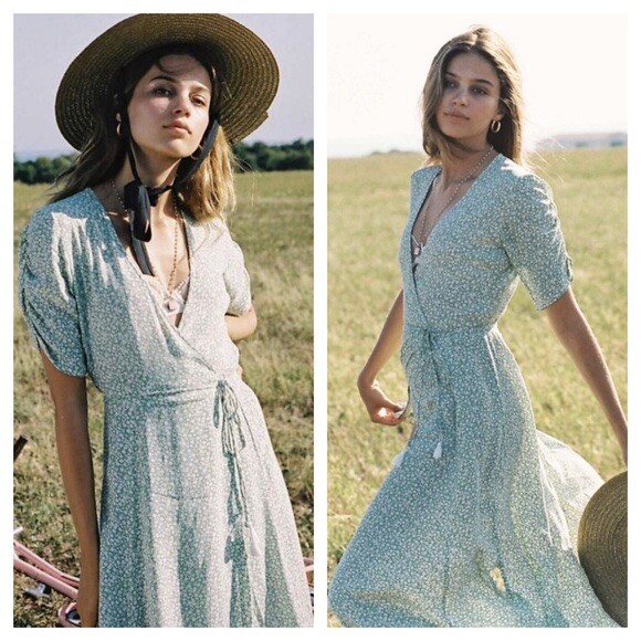 faithfull the brand chiara midi dress Faithfull The Brand Chiara Dress
