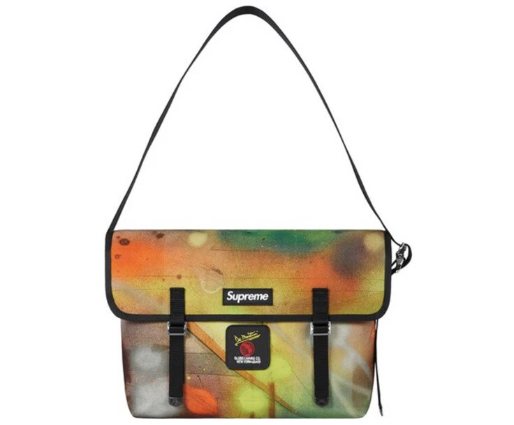 Sac messager Supreme SS20 De Martini Rammellzee multi boîte logo Bogo 