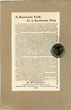 W. W. GAVITT MEDICAL COMPANY, MANUFACTURING CHEMISTS, TOPEKA, KANSAS - JULY 1911